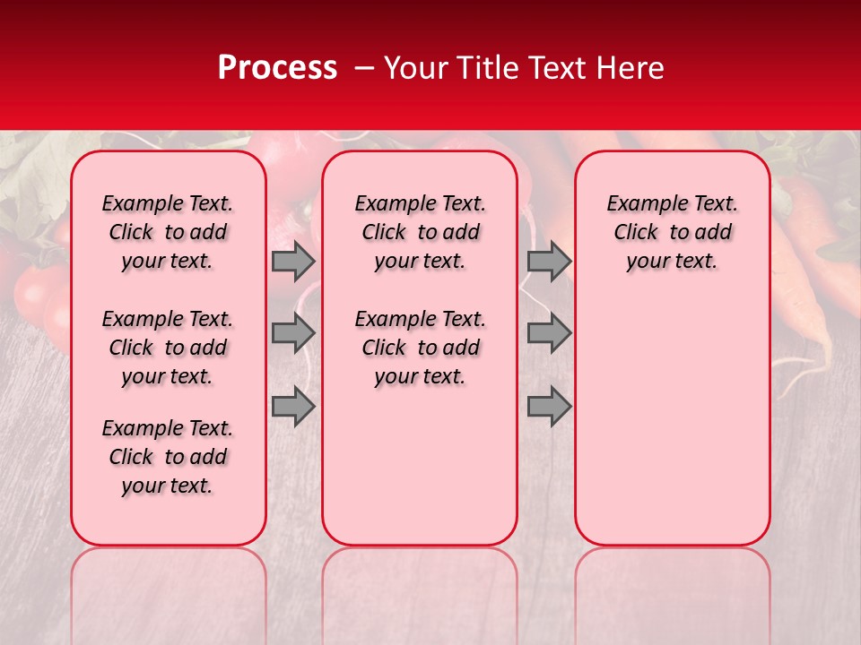 A Wooden Table Topped With Lots Of Vegetables PowerPoint Template
