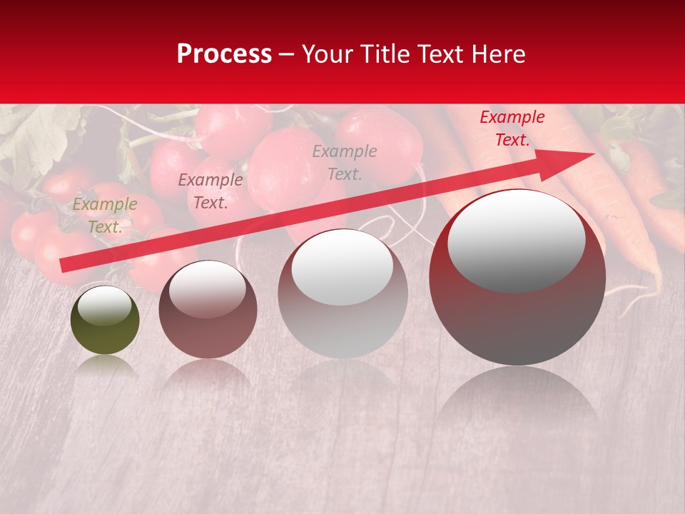 A Wooden Table Topped With Lots Of Vegetables PowerPoint Template