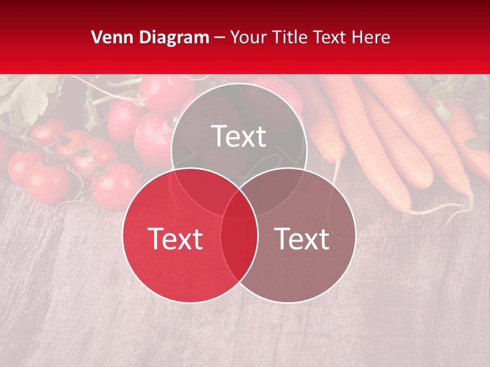 A Wooden Table Topped With Lots Of Vegetables PowerPoint Template