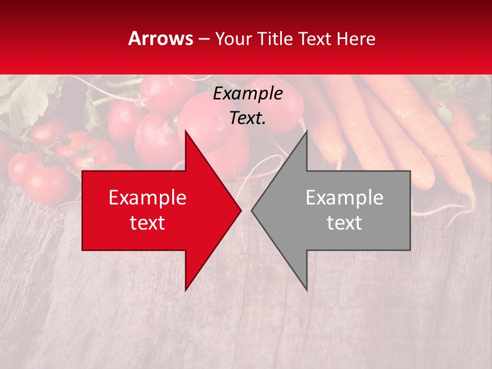 A Wooden Table Topped With Lots Of Vegetables PowerPoint Template