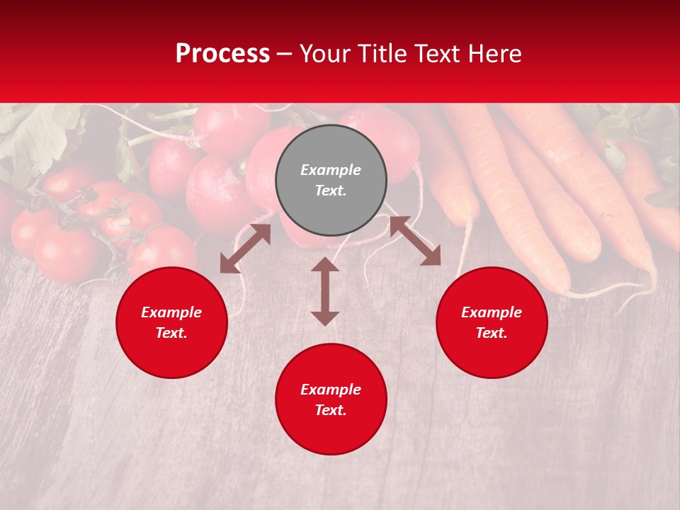 A Wooden Table Topped With Lots Of Vegetables PowerPoint Template