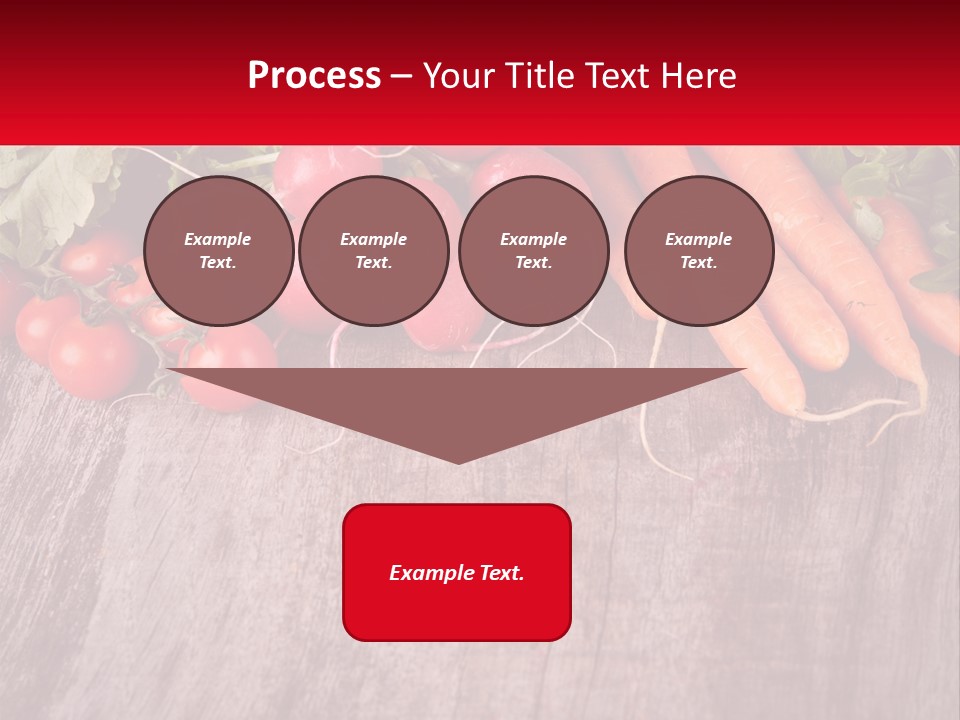 A Wooden Table Topped With Lots Of Vegetables PowerPoint Template