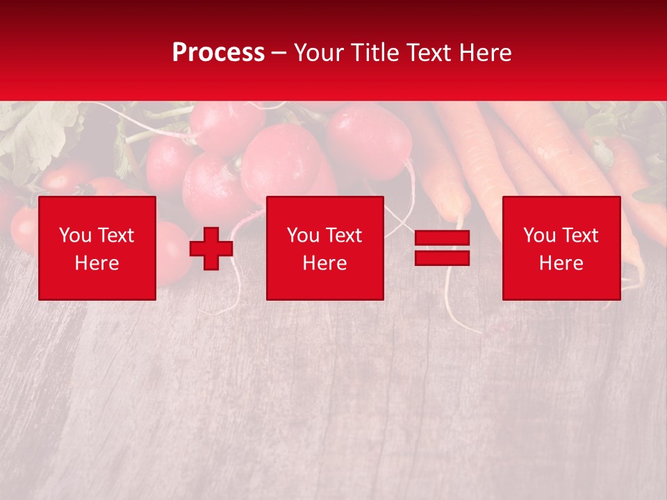 A Wooden Table Topped With Lots Of Vegetables PowerPoint Template
