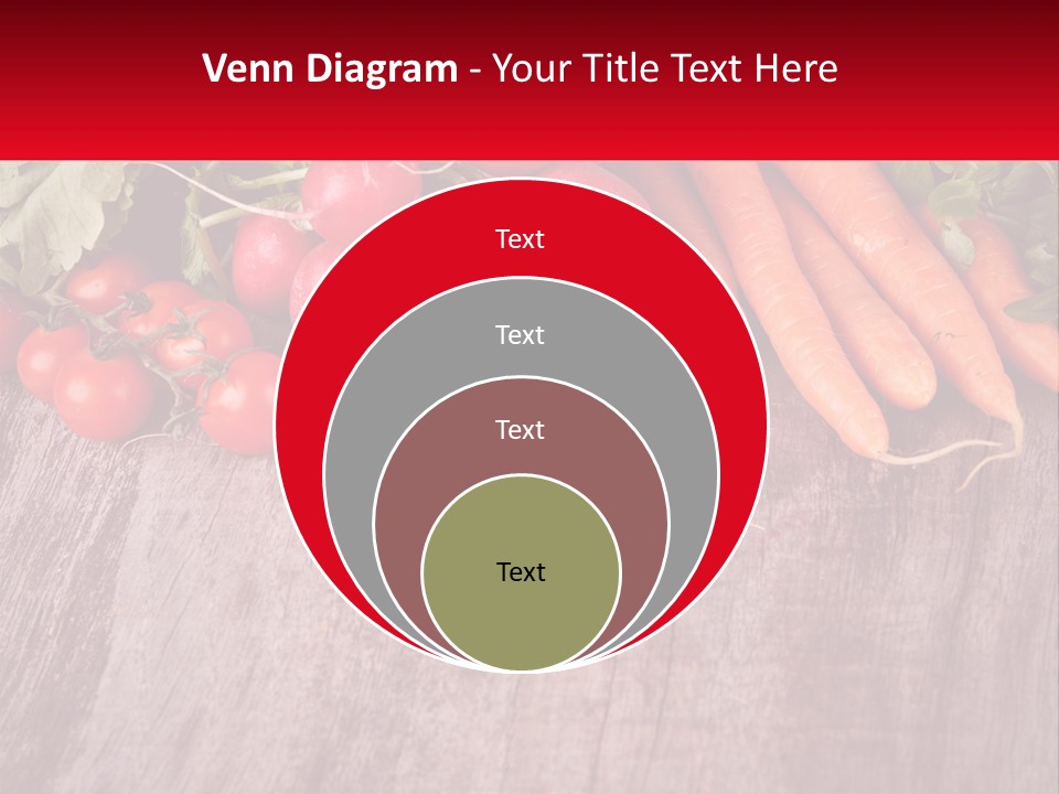 A Wooden Table Topped With Lots Of Vegetables PowerPoint Template