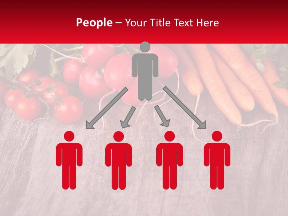 A Wooden Table Topped With Lots Of Vegetables PowerPoint Template