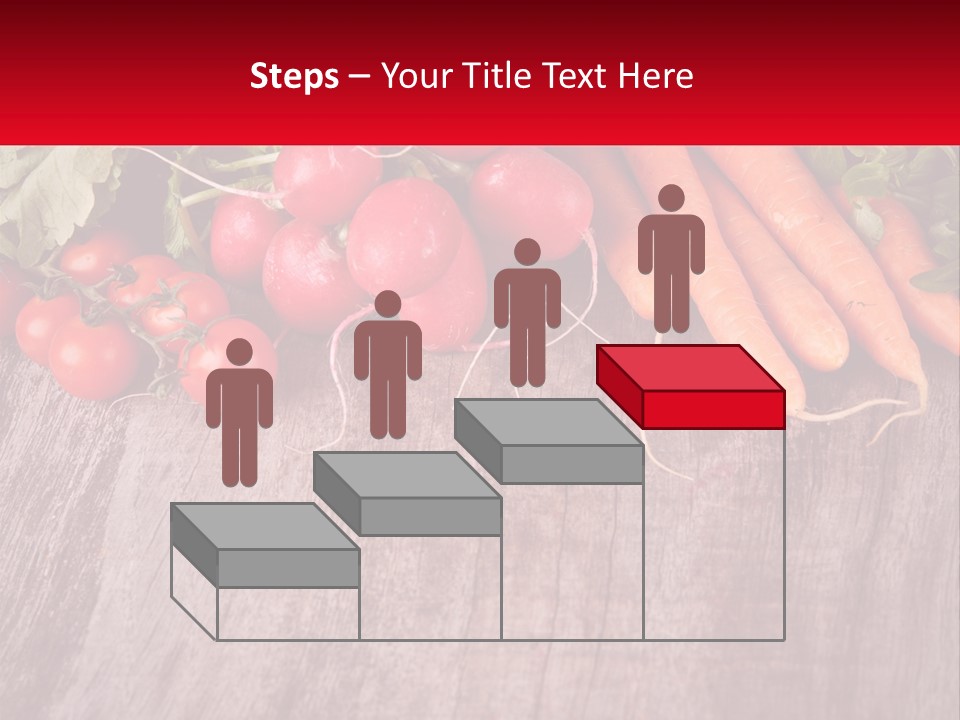 A Wooden Table Topped With Lots Of Vegetables PowerPoint Template