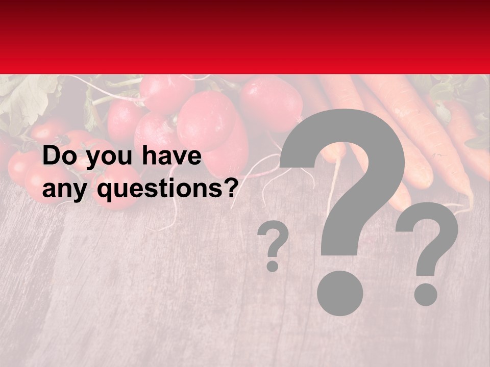 A Wooden Table Topped With Lots Of Vegetables PowerPoint Template