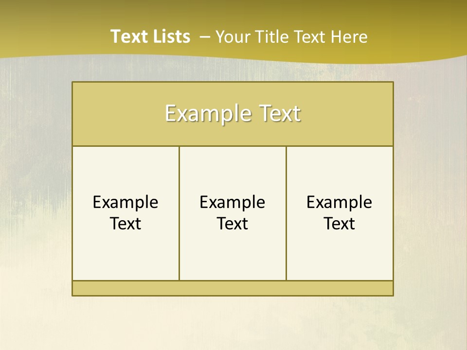 A Green And Yellow Background With Trees In The Background PowerPoint Template