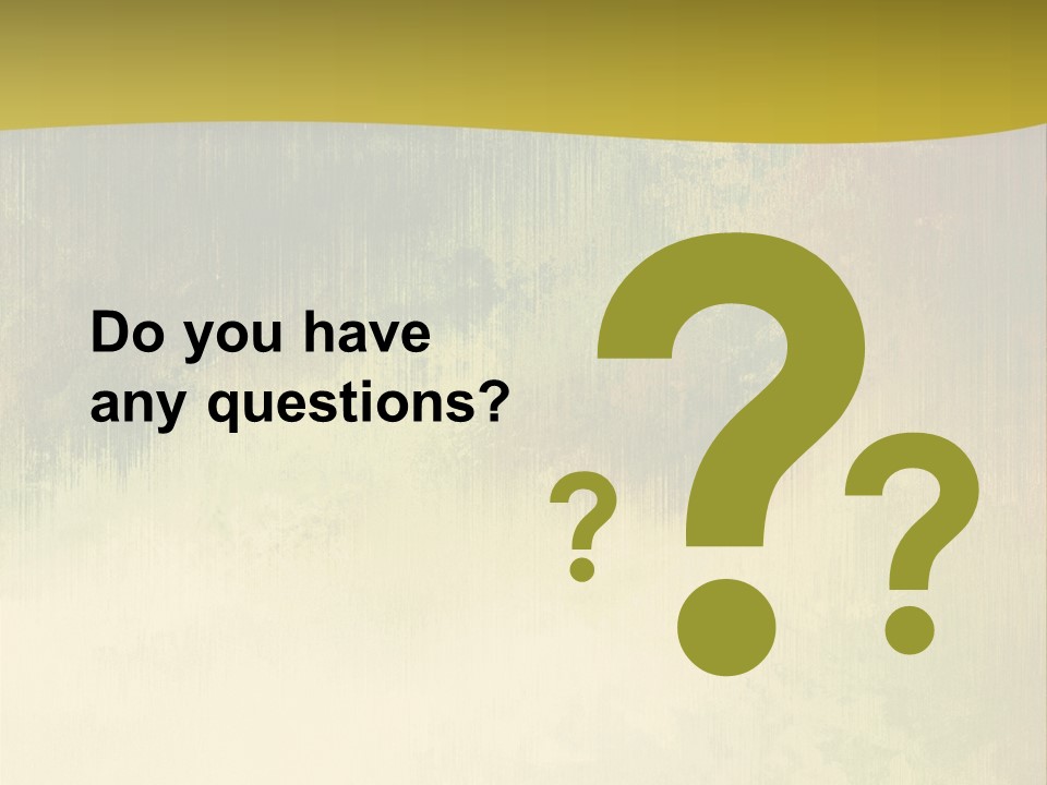 A Green And Yellow Background With Trees In The Background PowerPoint Template