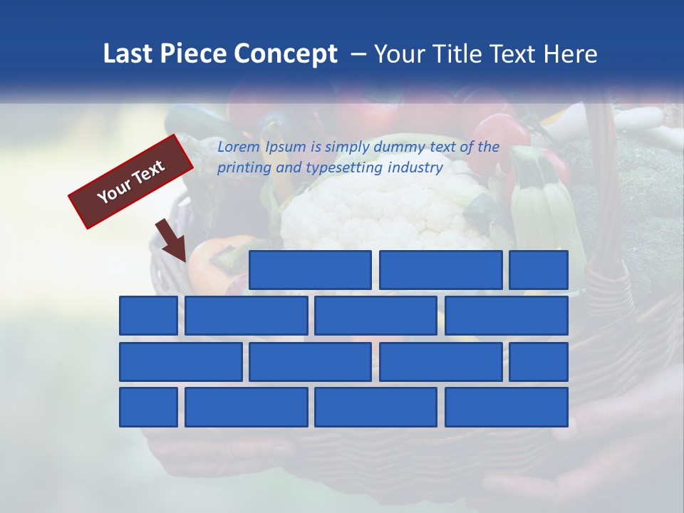 A Person Holding A Basket Full Of Vegetables PowerPoint Template