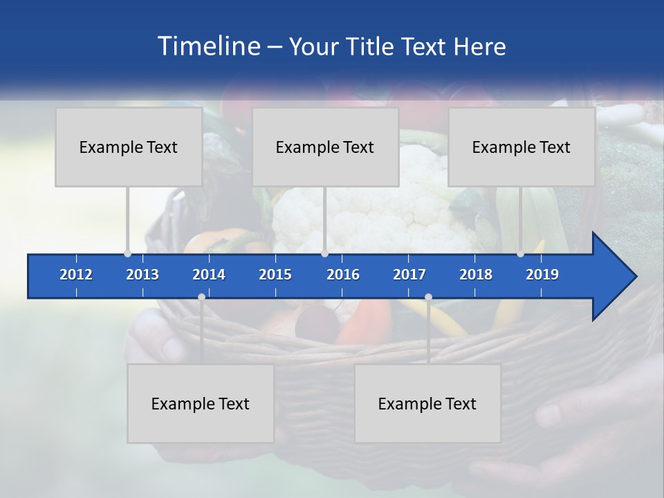 A Person Holding A Basket Full Of Vegetables PowerPoint Template