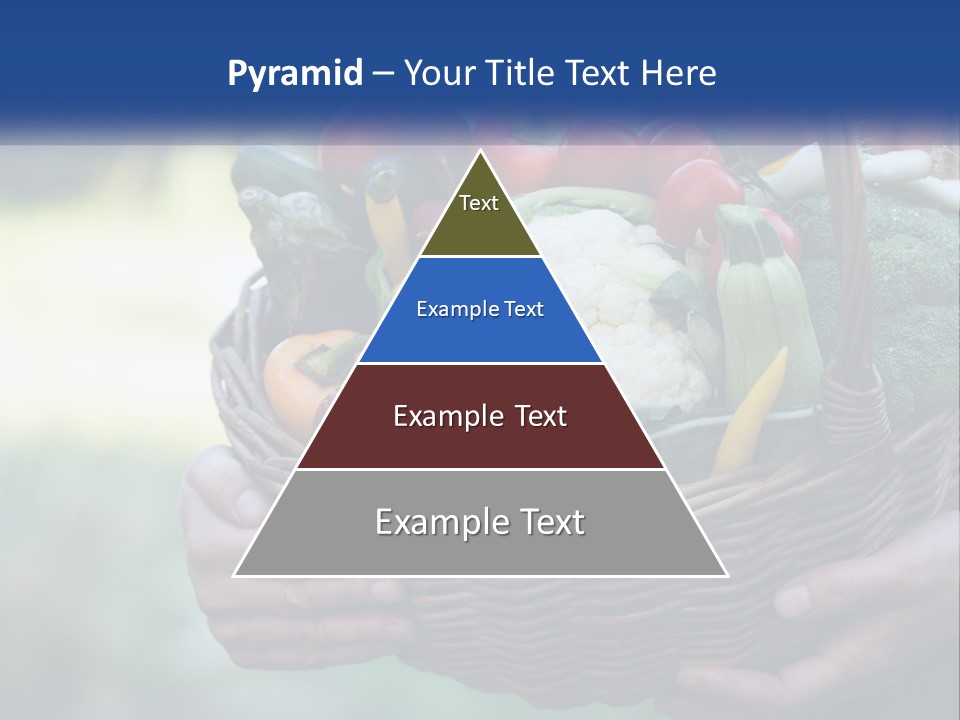 A Person Holding A Basket Full Of Vegetables PowerPoint Template