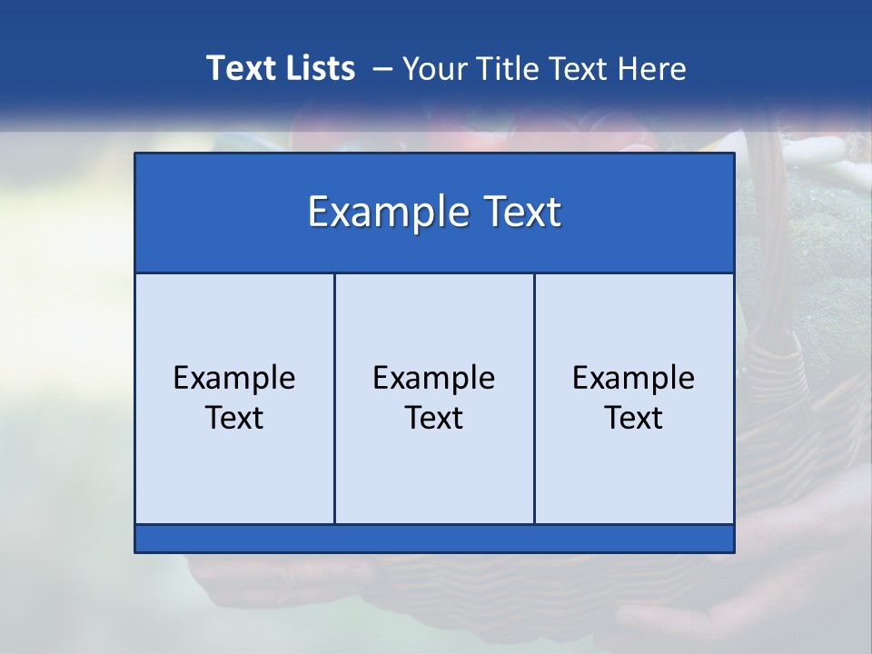 A Person Holding A Basket Full Of Vegetables PowerPoint Template