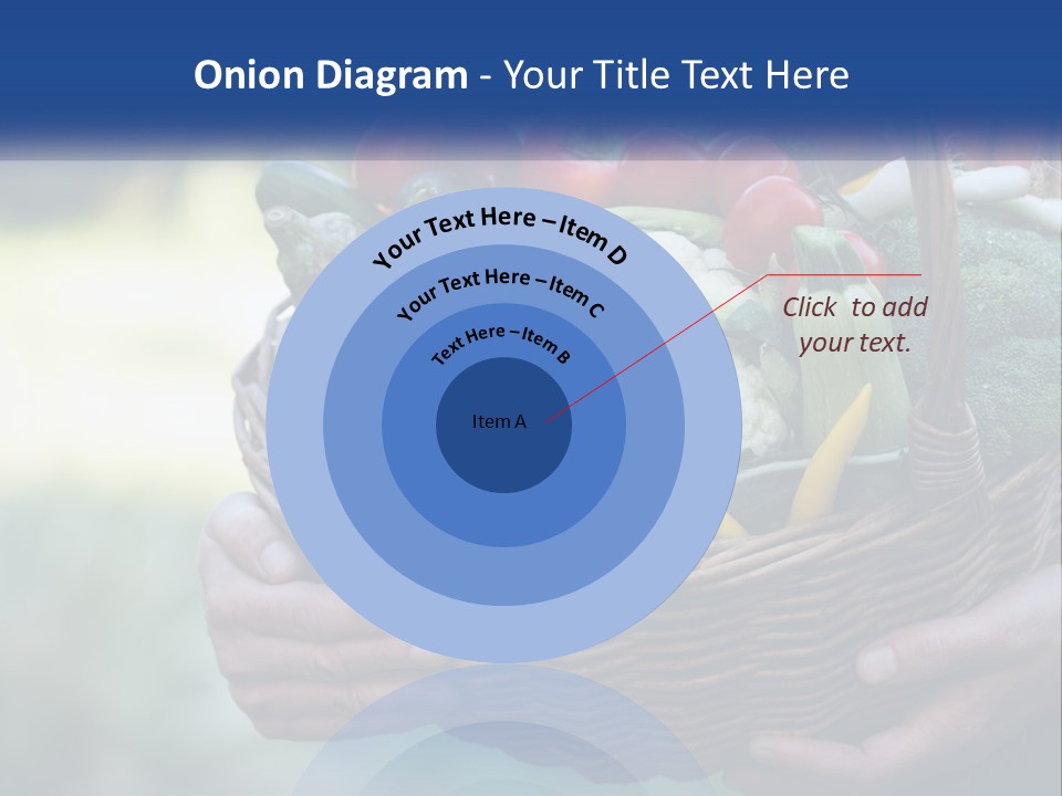 A Person Holding A Basket Full Of Vegetables PowerPoint Template