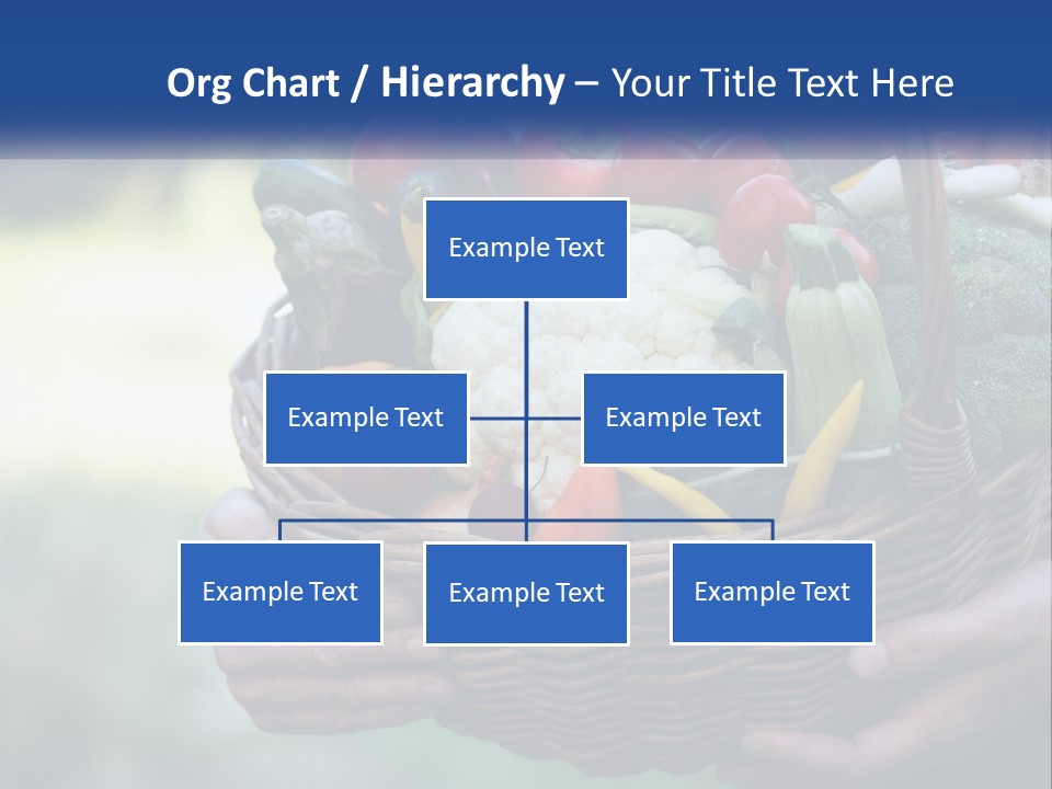 A Person Holding A Basket Full Of Vegetables PowerPoint Template