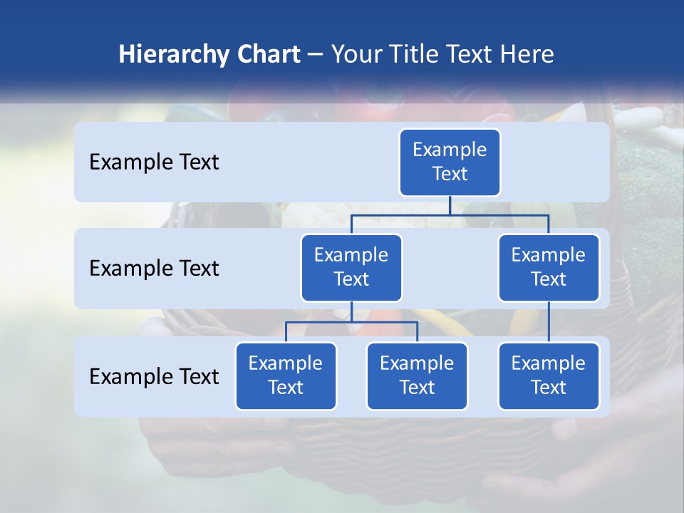 A Person Holding A Basket Full Of Vegetables PowerPoint Template