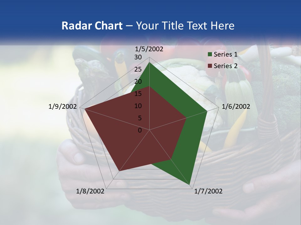 A Person Holding A Basket Full Of Vegetables PowerPoint Template