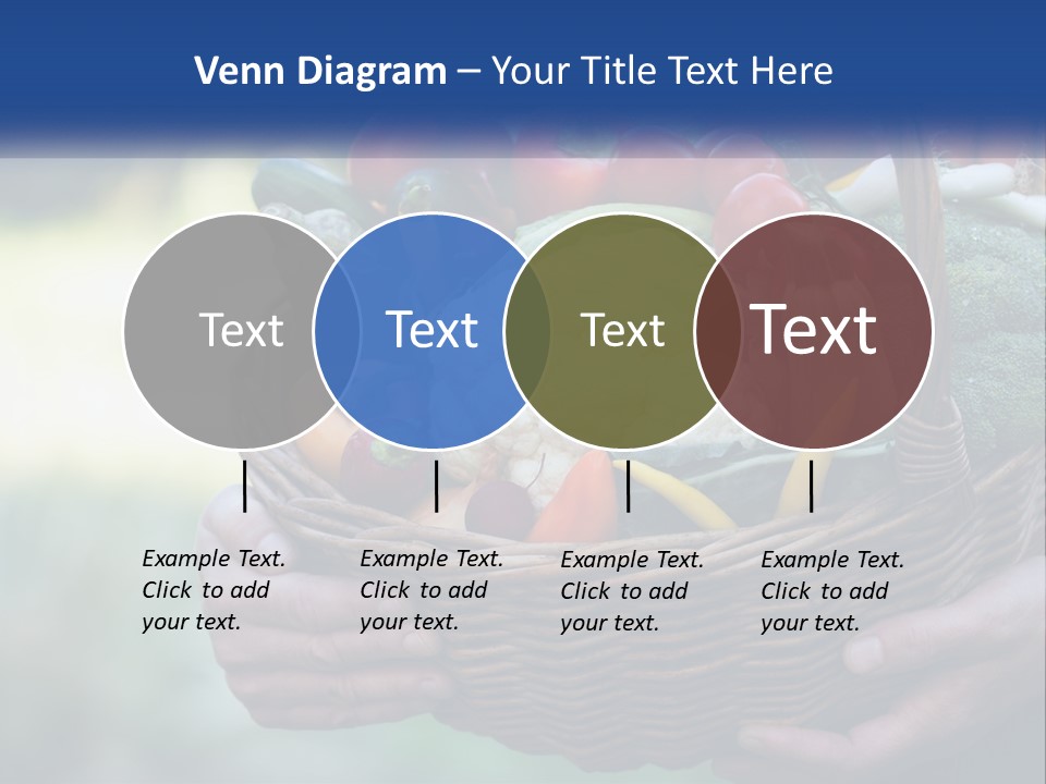 A Person Holding A Basket Full Of Vegetables PowerPoint Template