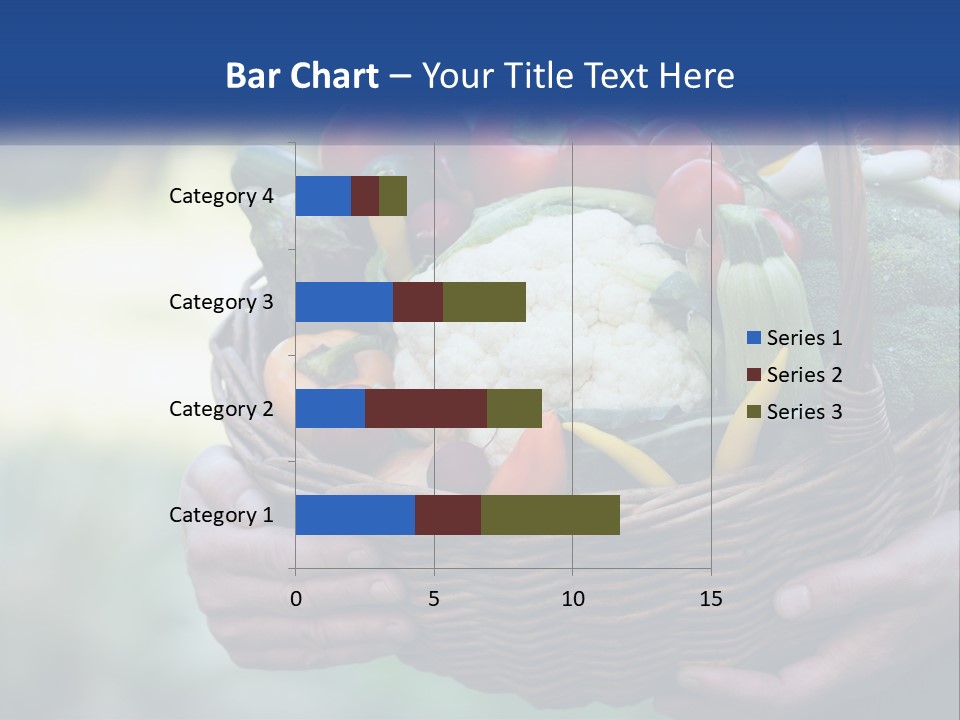 A Person Holding A Basket Full Of Vegetables PowerPoint Template