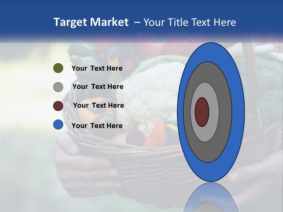 A Person Holding A Basket Full Of Vegetables PowerPoint Template