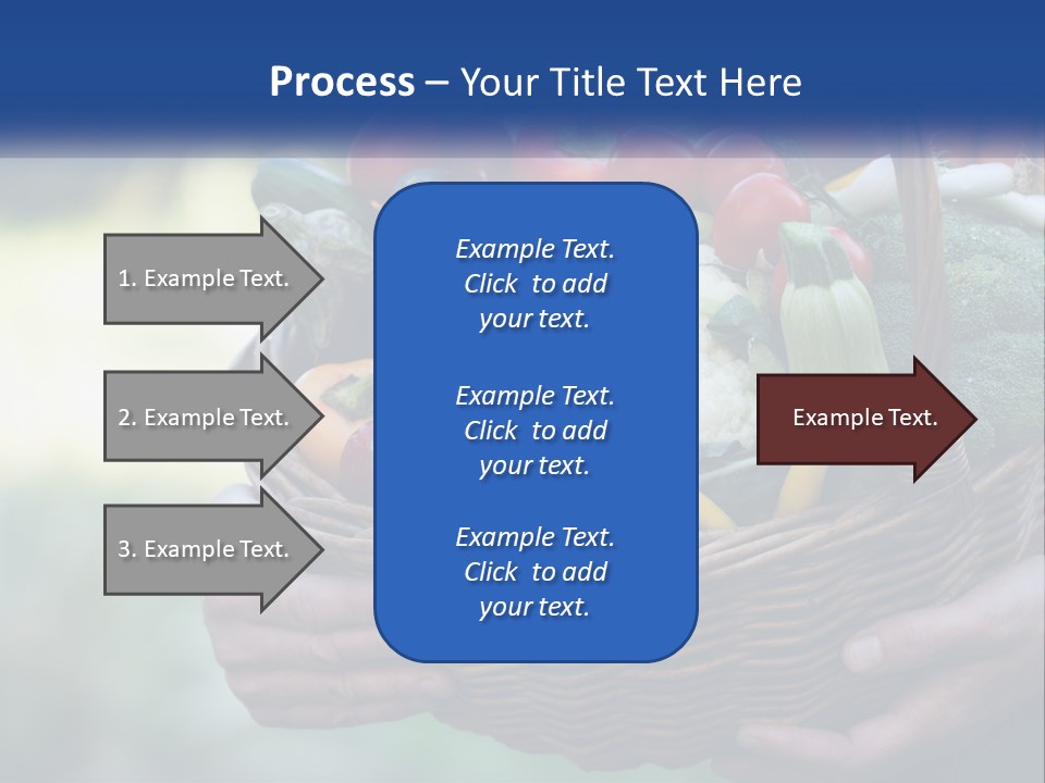 A Person Holding A Basket Full Of Vegetables PowerPoint Template
