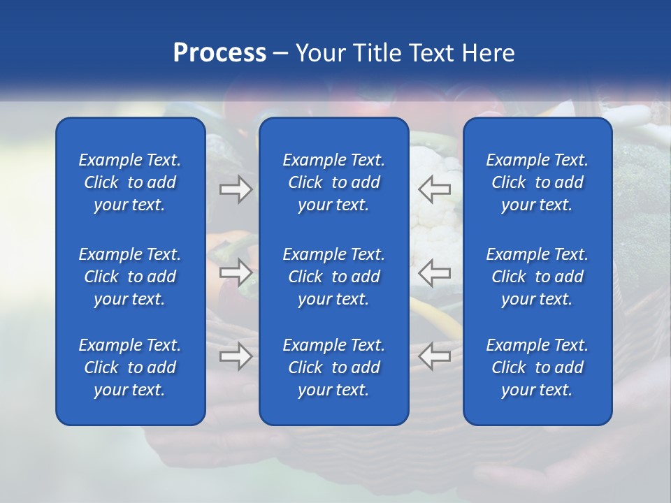 A Person Holding A Basket Full Of Vegetables PowerPoint Template