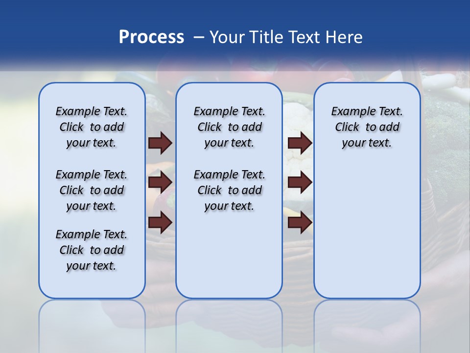 A Person Holding A Basket Full Of Vegetables PowerPoint Template