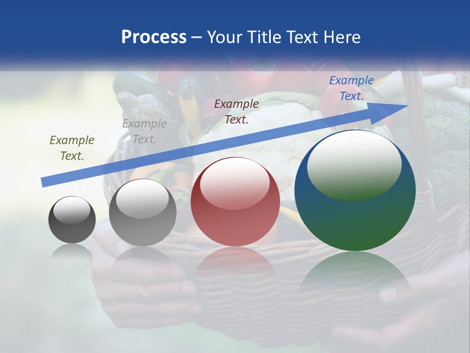A Person Holding A Basket Full Of Vegetables PowerPoint Template
