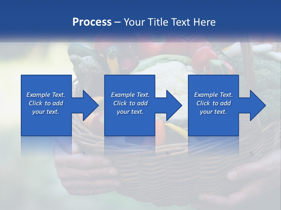 A Person Holding A Basket Full Of Vegetables PowerPoint Template