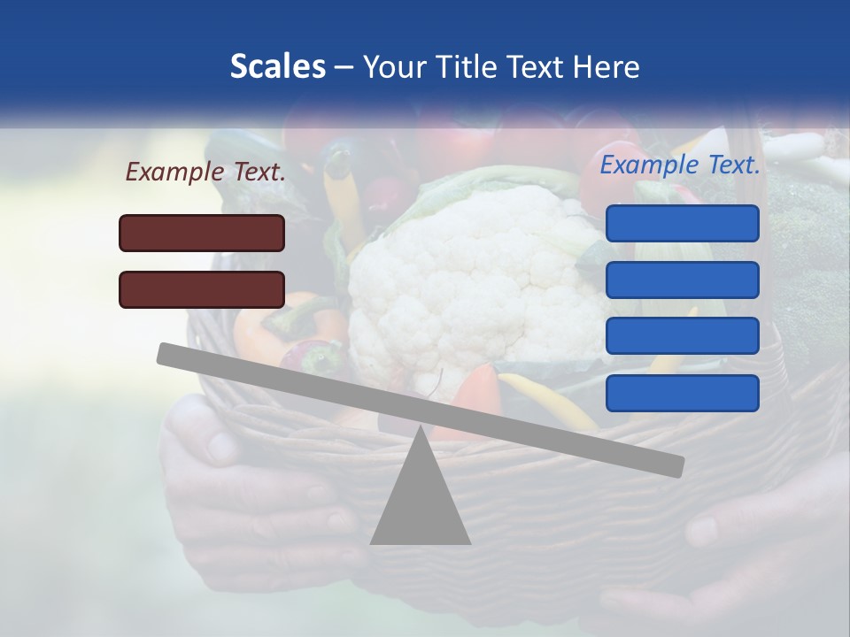 A Person Holding A Basket Full Of Vegetables PowerPoint Template