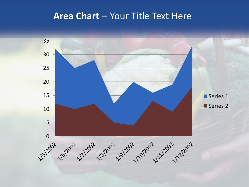 A Person Holding A Basket Full Of Vegetables PowerPoint Template