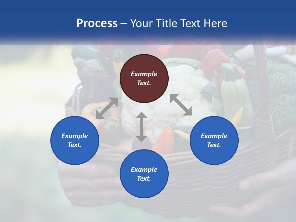 A Person Holding A Basket Full Of Vegetables PowerPoint Template