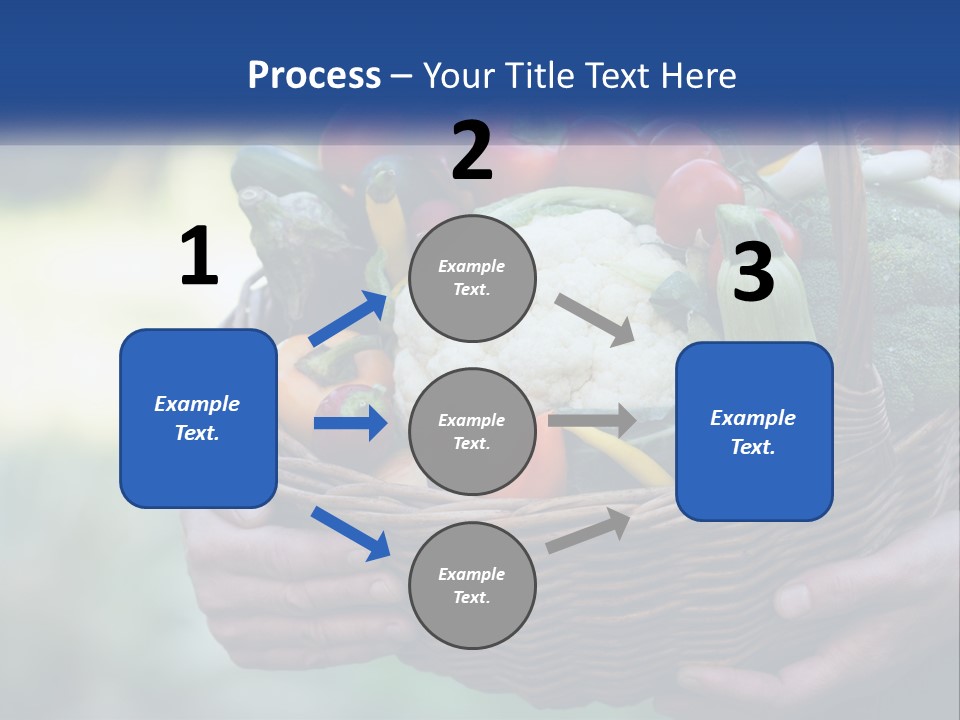 A Person Holding A Basket Full Of Vegetables PowerPoint Template
