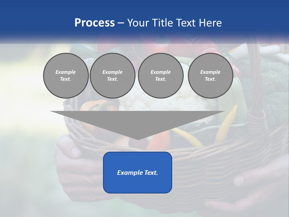 A Person Holding A Basket Full Of Vegetables PowerPoint Template