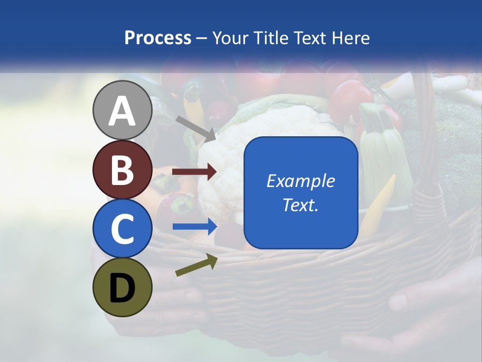 A Person Holding A Basket Full Of Vegetables PowerPoint Template