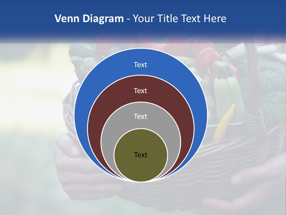 A Person Holding A Basket Full Of Vegetables PowerPoint Template