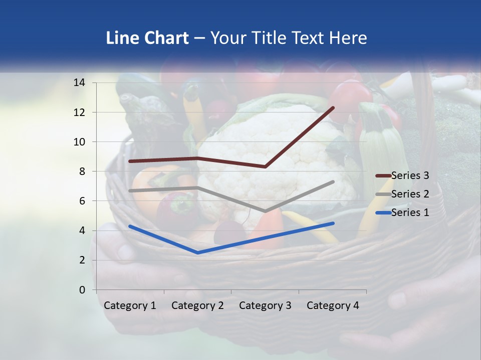 A Person Holding A Basket Full Of Vegetables PowerPoint Template
