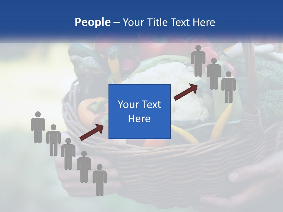 A Person Holding A Basket Full Of Vegetables PowerPoint Template