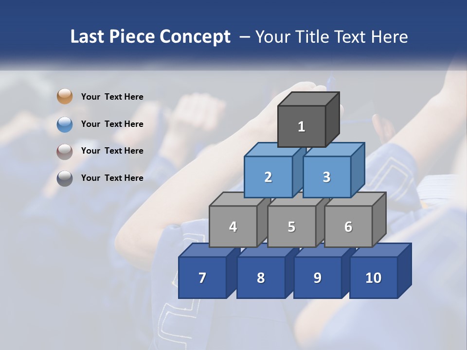 A Group Of People In Graduation Caps And Gowns PowerPoint Template