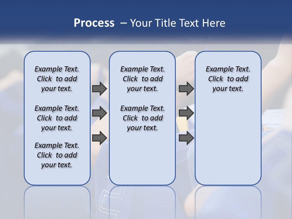 A Group Of People In Graduation Caps And Gowns PowerPoint Template