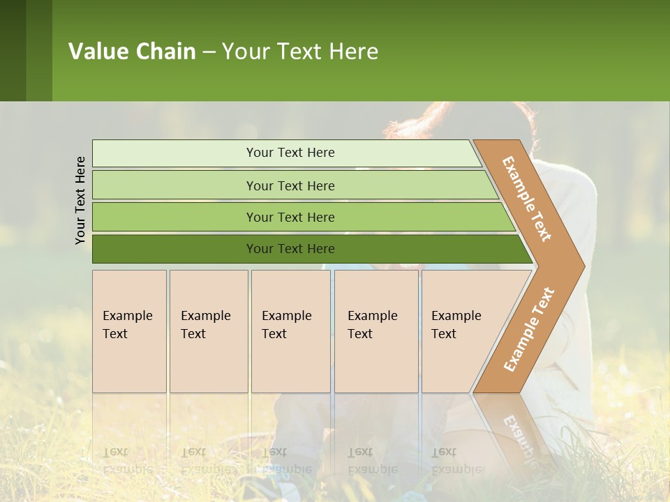 A Woman Holding A Baby In A Field Of Grass PowerPoint Template