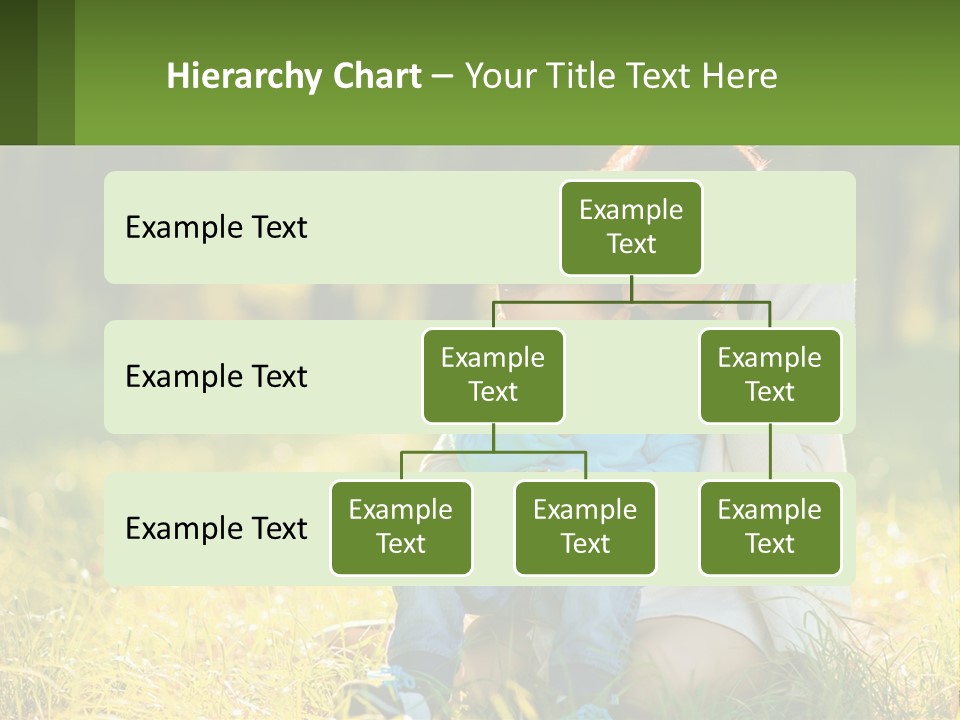 A Woman Holding A Baby In A Field Of Grass PowerPoint Template