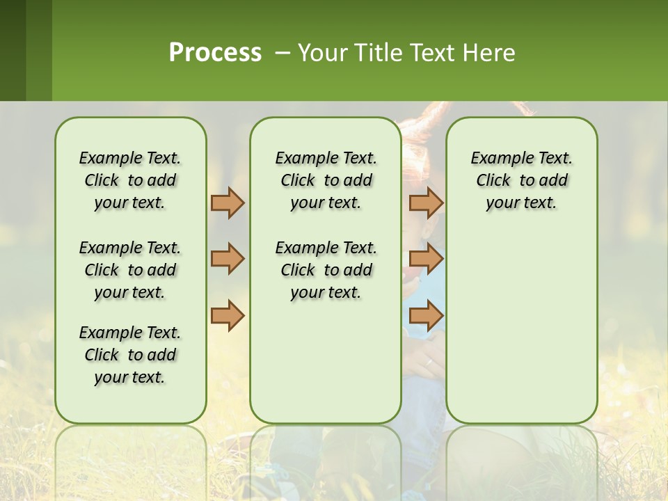 A Woman Holding A Baby In A Field Of Grass PowerPoint Template