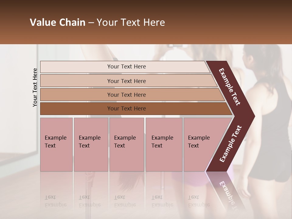 A Woman Doing A Handstand On A Pole PowerPoint Template