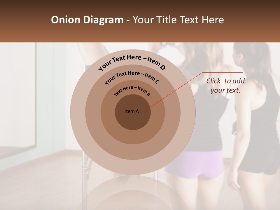 A Woman Doing A Handstand On A Pole PowerPoint Template