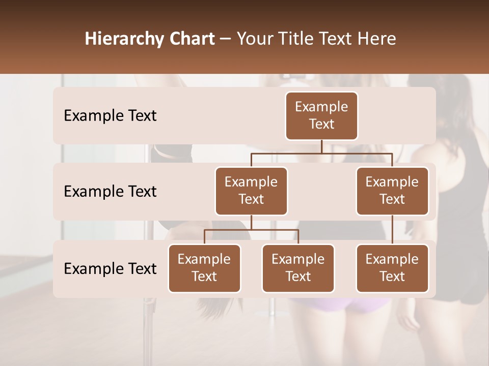 A Woman Doing A Handstand On A Pole PowerPoint Template