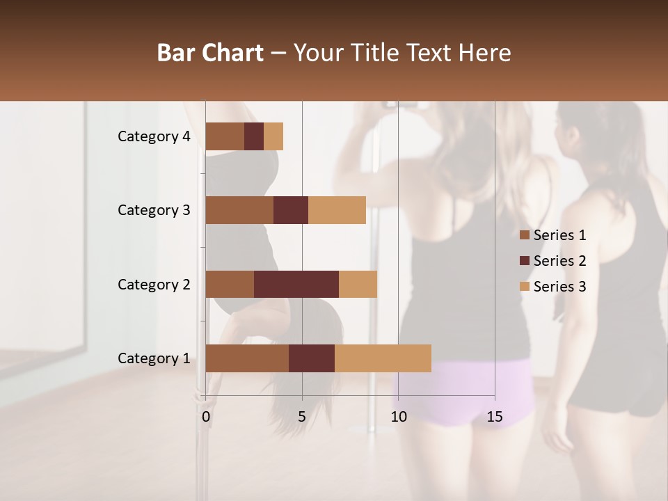 A Woman Doing A Handstand On A Pole PowerPoint Template