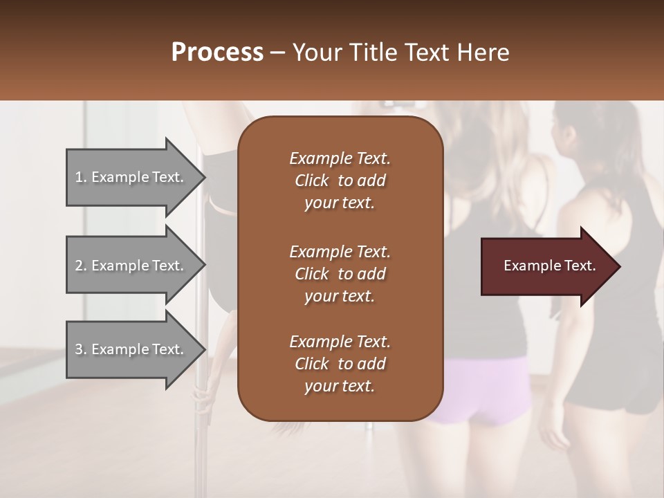 A Woman Doing A Handstand On A Pole PowerPoint Template