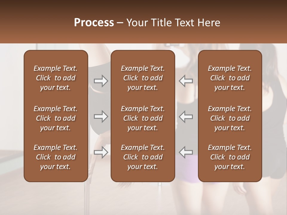 A Woman Doing A Handstand On A Pole PowerPoint Template