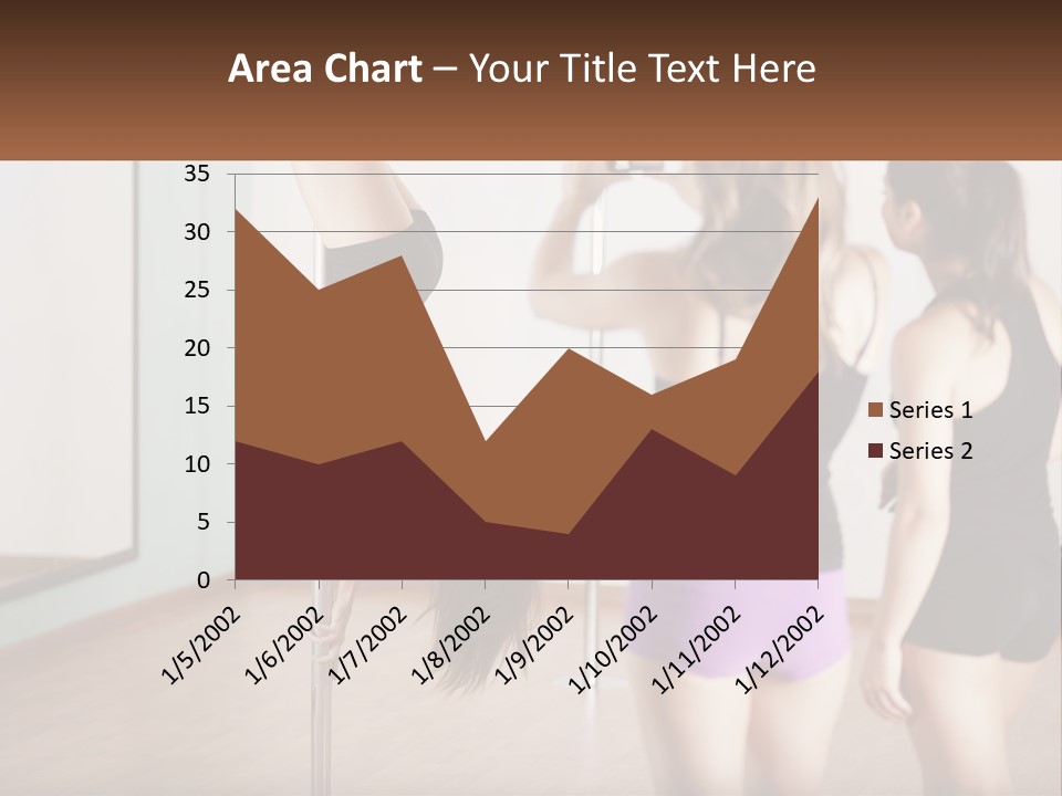 A Woman Doing A Handstand On A Pole PowerPoint Template